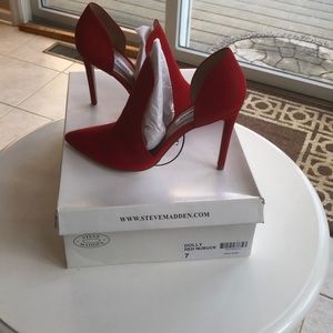 Red Steve Madden Heels